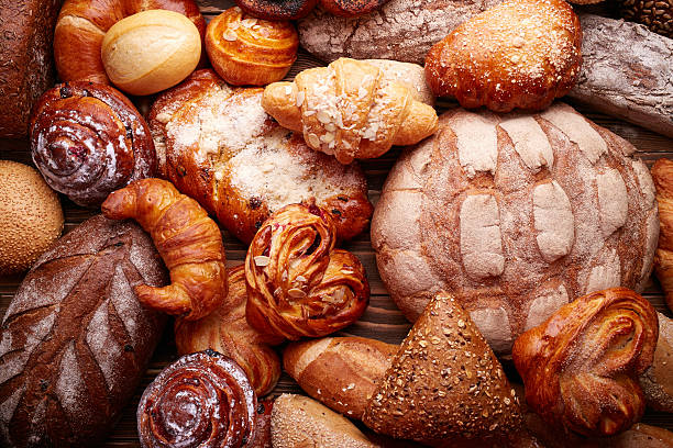 Auswahl an Brot und Gebäck